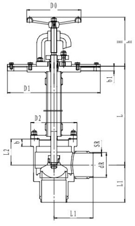 Криогенный запорный клапан угловой CCK T211DB125-150 PN16