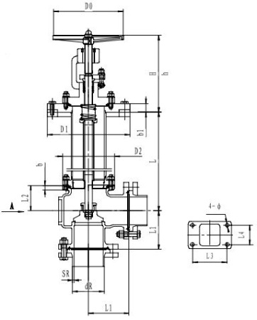 Криогенный запорный клапан угловой CCK T271DL50-65 PN25