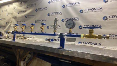 Рампа наполнительная на 3 баллона РН 01/03/200 Рампа наполнительная на 3 баллона РН 01/03/200