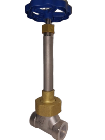 Запорный клапан криогенный типа DJ-25A с длинным штоком