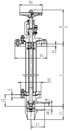 Криогенный запорный клапан угловой CCK T311DL20-40 PN40