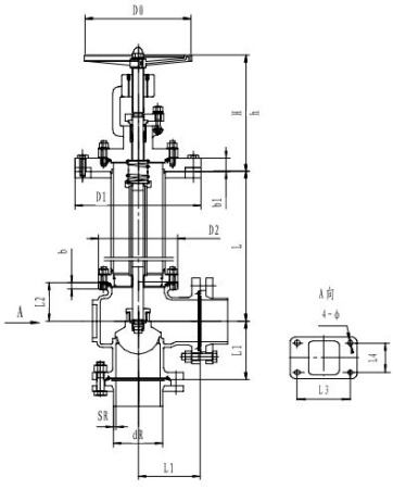 Криогенный запорный клапан угловой CCK T271DB50-65 PN25