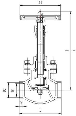 Криогенный запорный клапан CCK T330DJ50-100 PN40