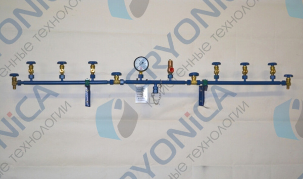 Рампа наполнительная  на 6 баллонов РНП 02/03/200 Рампа наполнительная  на 6 баллонов РНП 02/03/200