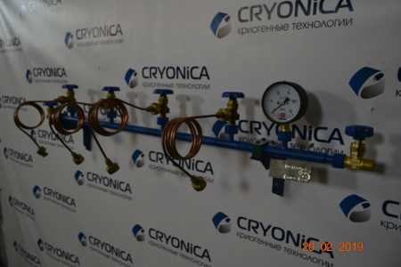 Рампа разрядная на 4 баллона РР 01/04/200