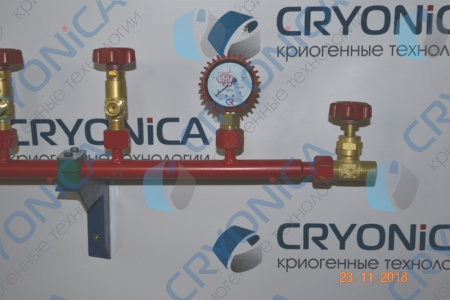 Рампа разрядная на 8 баллонов РР 01/08/200