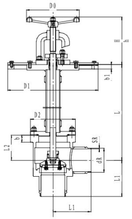 Криогенный запорный клапан угловой CCK T211DL125-200 PN16