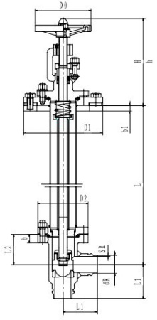 Криогенный запорный клапан угловой CCK T361DL20-40 PN10