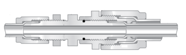 Фитинги двойной защиты высокой чистоты из перфторалкокси