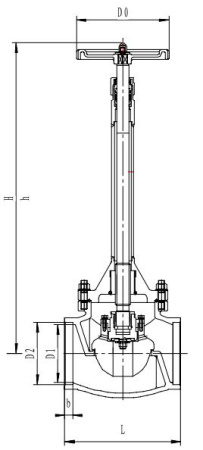 Криогенный запорный клапан CCK T325DB125-200 PN40