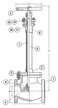 Криогенный запорный вентиль CAEN CRYO VCYS-1600